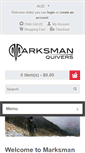 Mobile Screenshot of marksmanquivers.com